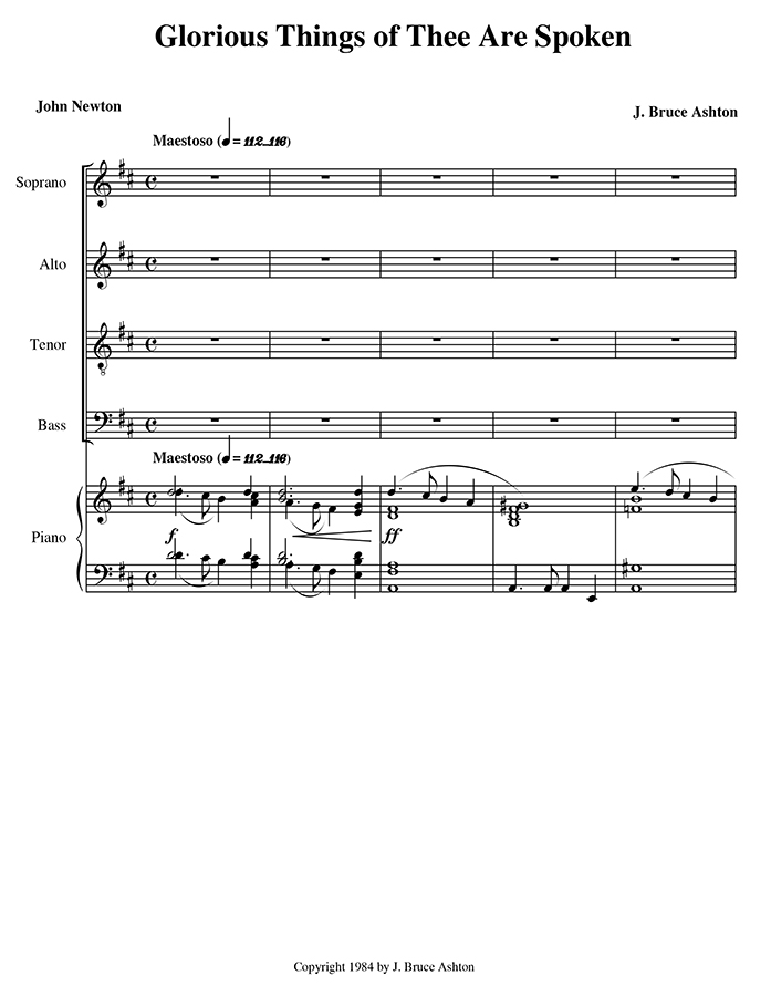 music page - Glorious Things p.1