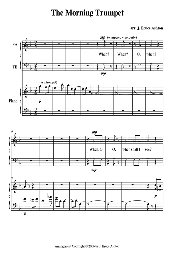 music page - The Morning Trumpet p1