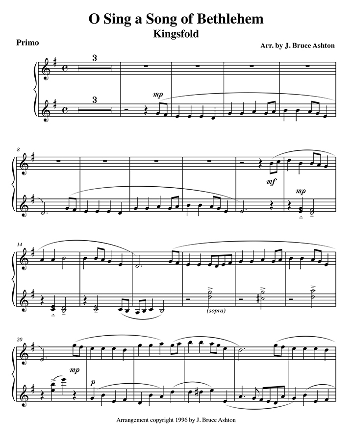 music page - O Sing a Song-primo-p1
