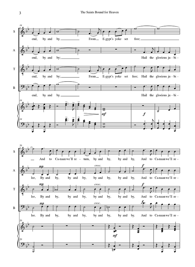 music page - Saints Bound for Heaven p2