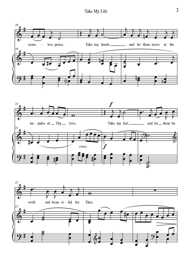 music page -Take My Life p2