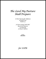 music cover - The Lord My Pasture 200