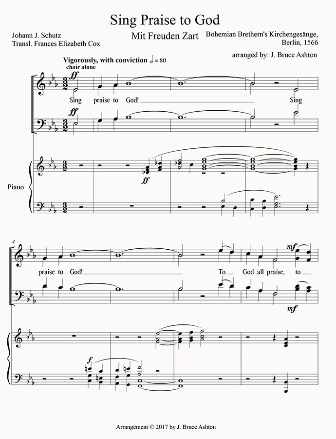 music page - Sing Praise to God p1