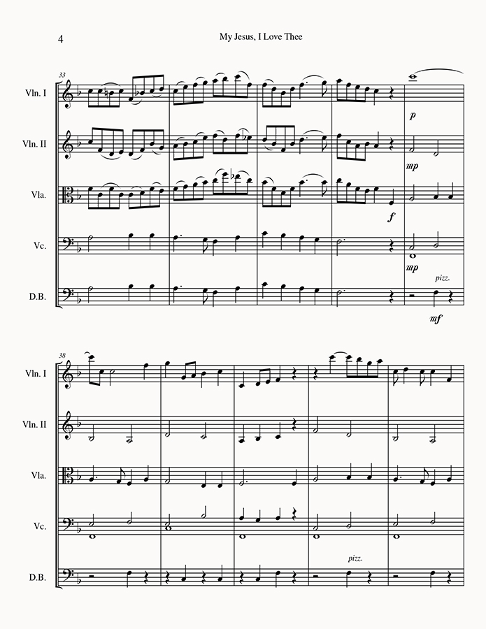 music page - My Jesus I Love Thee p4