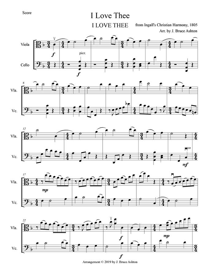 music page - I Love Thee p1